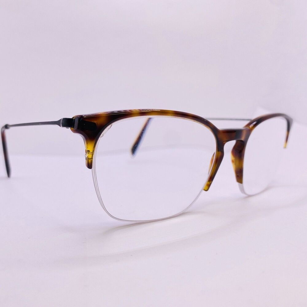 Giorgio Armani Eyeglasses Frames AR 7210 5886 53-19-145 Half Rim Tortoise
